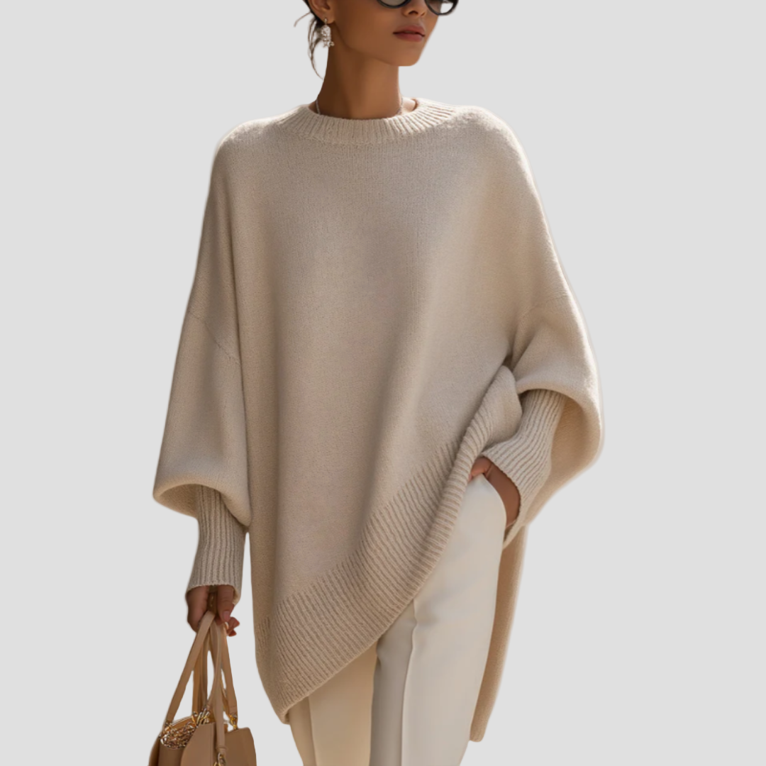 Olivia | oversized poncho-sweater